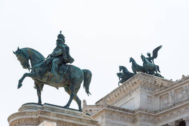 Victor Emmanuel 'in anıtı. Anavatanın sunağı