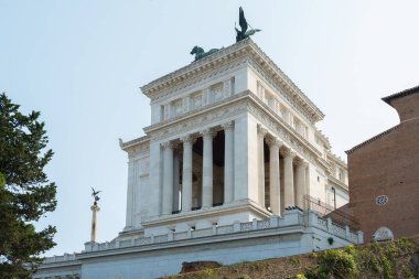 Roma 'daki Anavatan Sunağı' nın devasa anıtının ayrıntıları.