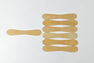 Dondurma ahşap çubuklar motivasyon işaretleri için