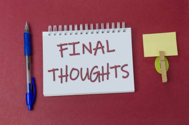 Kalemle deftere yazılmış son düşünceler