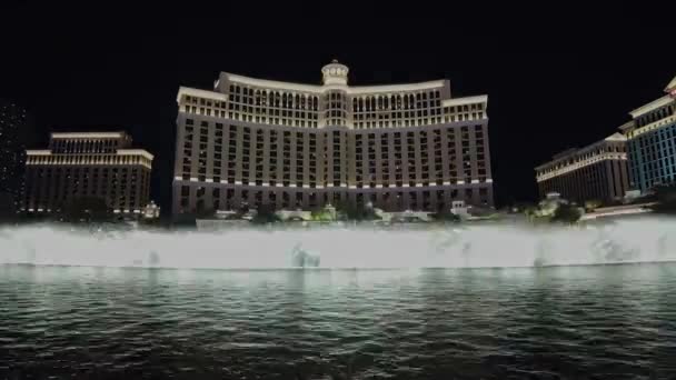 タイムラプス Bellagio Hotel Las Vegas ネバダ州 アメリカ — ストック動画
