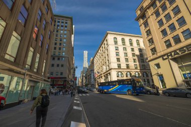 Manhattan New York 'un güzel manzarası. - New York. ABD. 09.20.2022.