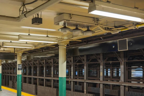 纽约市地铁站Astor的内景 2022 — 图库照片