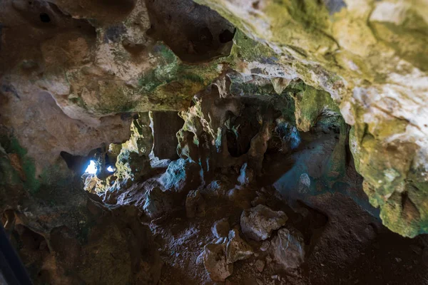 Hermosa Vista Cueva Quadirikiri Parque Nacional Arithe Aruba — Foto de Stock