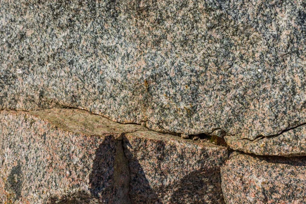 Vista Perto Textura Granito Montanha — Fotografia de Stock