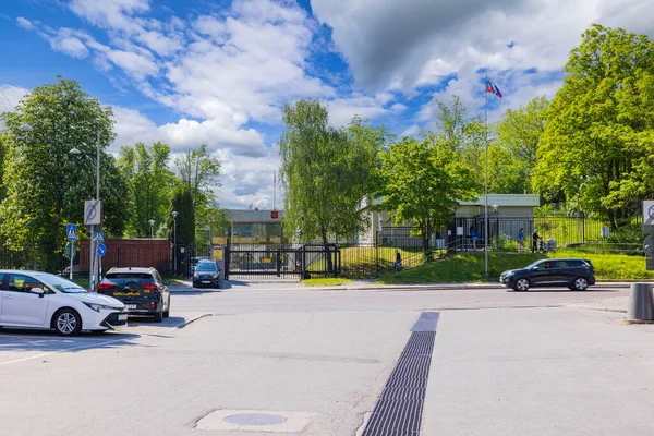 Vista Del Edificio Embajada Rusia Estocolmo Suecia — Foto de Stock