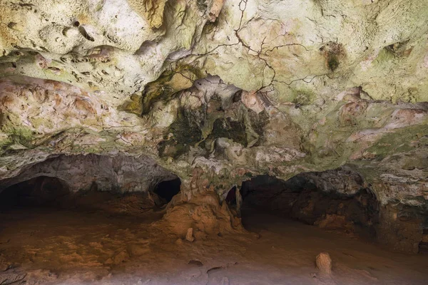 Vista Interior Las Cuevas Quadirikiri Parque Nacional Arijalá Isla Aruba — Foto de Stock