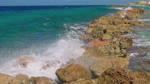 Dech Beroucí Podvodní Scéna Při Šnorchlování Odhalující Krásu Mořského Světa — Stock video