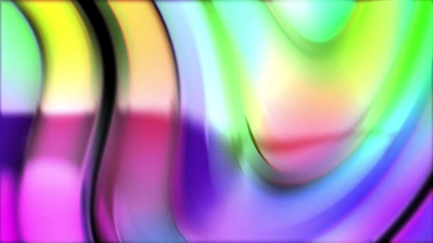 Динамическое Слияние Ярких Цветов Плавно Смешивается Заднем Плане Создавая Градиент — стоковое видео