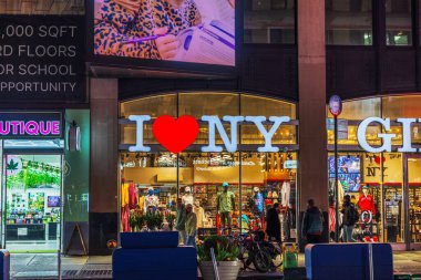 New York City 'de gece vakti büyük bir 