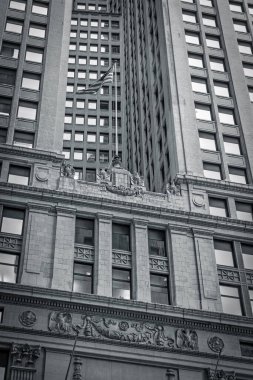 Equitable Binası 'nın 1915' te yapılmış tek renkli fotoğrafı. Aşağı Manhtattan, New York. ABD.