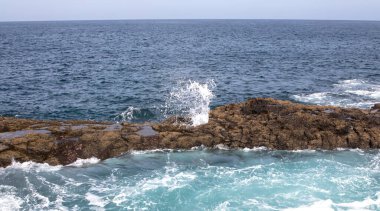Su girdabı, Bufadero de la Garita, Telde, Gran Canaria, İspanya