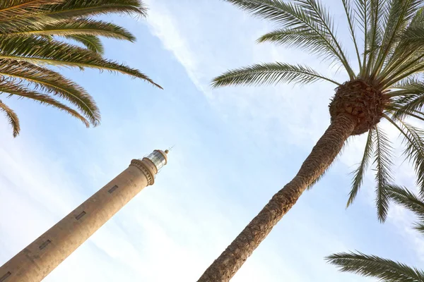 Leuchtturm Von Maspalomas Auf Gran Canaria Sonniger Tag — Stockfoto