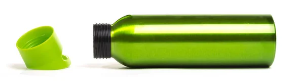 Многоразовая Бутылка Воды Изолированная Белом Фоне — стоковое фото