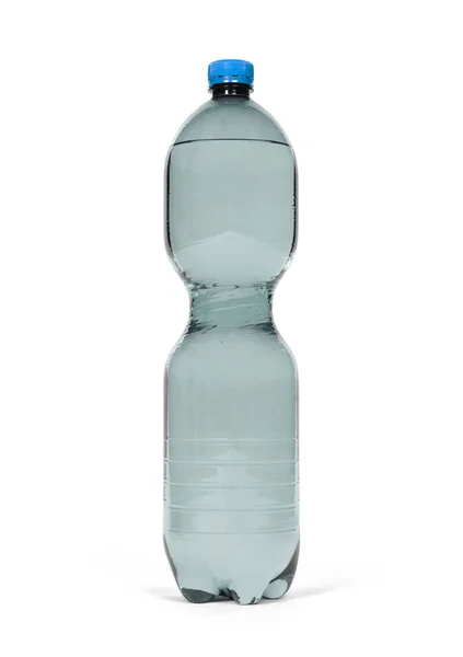 大瓶塑料水 白色隔离 — 图库照片