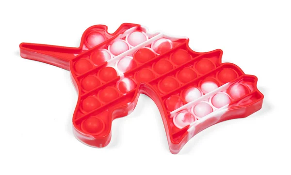 Empurrar Pop Bolha Fidget Sensorial Brinquedo Isolado — Fotografia de Stock