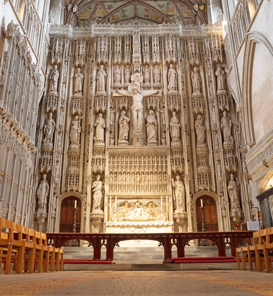 stock image St Albans, United Kingdom on februari 28, 2023: Amazing St Albans Cathedral - Part of the vast interior