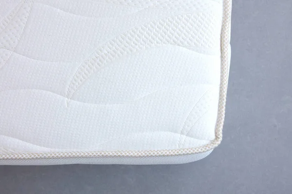 Texture White Mattress Bed Background Bed Mattress — Stock Photo, Image