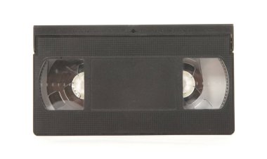 Beyaz bir arka plan üzerinde izole video kaset