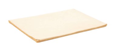 Beyaz bir arka plan üzerinde izole eski kağıt dokusu