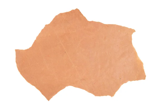 Starý Papír Textury Izolovaných Bílém Pozadí — Stock fotografie