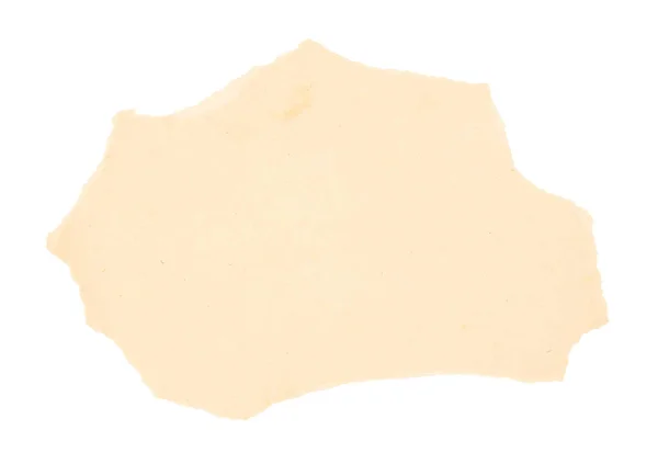 Beyaz Bir Arka Plan Üzerinde Izole Eski Kağıt Dokusu — Stok fotoğraf