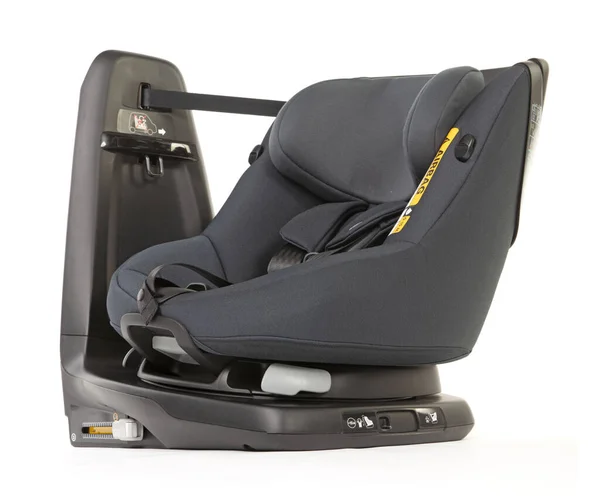 Assento Carro Bebê Isolado Segurança Para Pequeno Durante Movimento Quadro — Fotografia de Stock