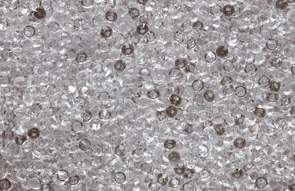 Falsk Eller Verklig Många Små Diamanter Helskärm Selektivt Fokus — Stockfoto