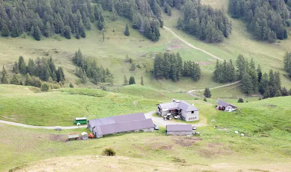 Typisch Uitzicht Dolomieten Het Noorden Van Italië Zomertijd — Stockfoto