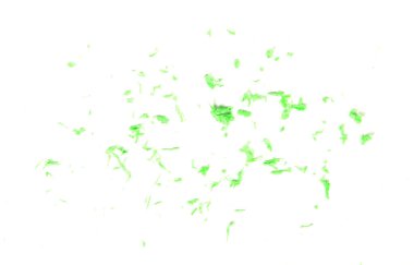 Zar şeklinde silgi, beyaz üzerine izole edilmiş.