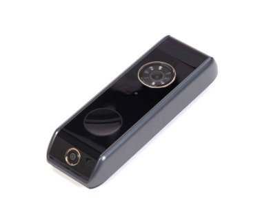 Modern kablosuz kamera eşiği, beyaz arka planda.