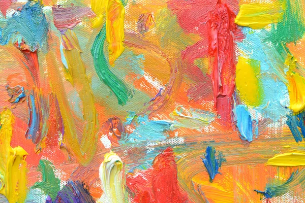 Color Lifes Expressionist Mood Texture Brush Paint Drawn Vivid Colorful — Stock Photo, Image