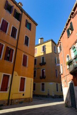 Beautiful cityscape of architecture and street view from Venice, Italy