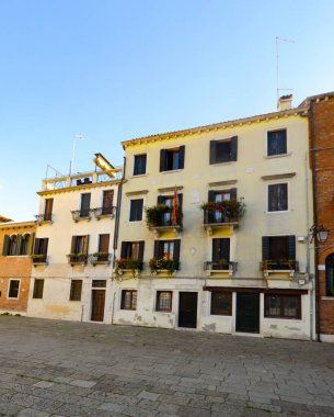 Beautiful cityscape of architecture and street view from Venice, Italy.