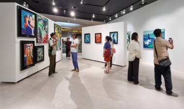 Bangkok, Thailand - June 10, 2023 : Thai Contemporary Art 