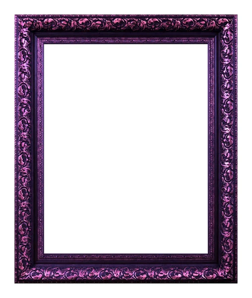 Antique Pink Frame Isolated White Background — Zdjęcie stockowe