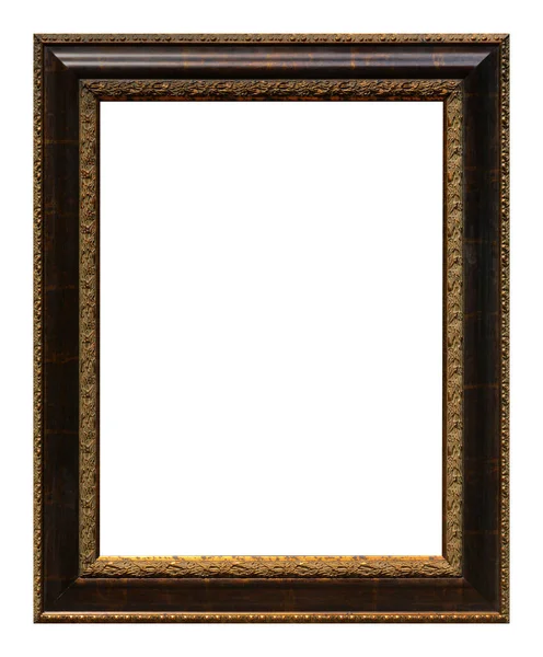 Antique Frame Isolated White Background — Stock Photo, Image