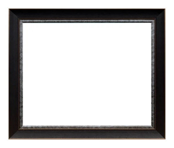 Antique Black Frame Isolated White Background — Stock Photo, Image