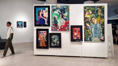 Bangkok, Tayland - 10 Haziran 2023: Tayland Çağdaş Sanatı 