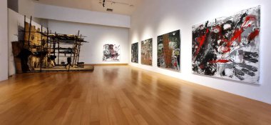 Bangkok, Tayland - 19 Aralık 2024: Bangkok Sanat Bienali 2024 Bangkok Sanat ve Kültür Merkezi 'nde 33 sanatçı, Bangkok, Tayland.