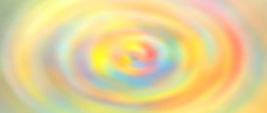 Soyut çember canlı renkli arkaplanı bulanıklaştırdı. sarı ton