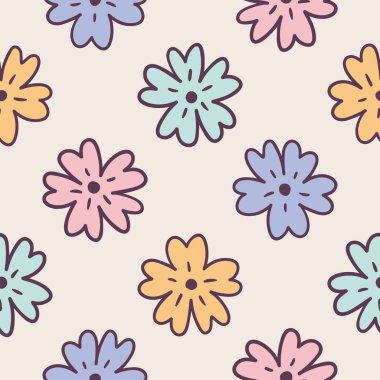 Çiçeksiz Desenli Çiçek Arkaplanı