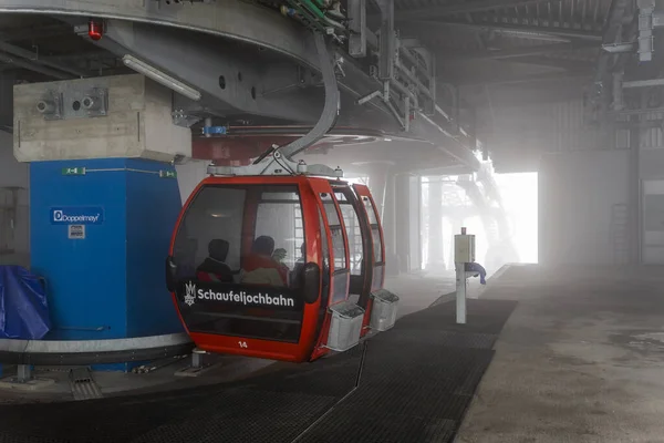 Neustift Stubaital Αυστρια Uly 2022 Cable Car Schaufeljoch Mountain Station — Φωτογραφία Αρχείου