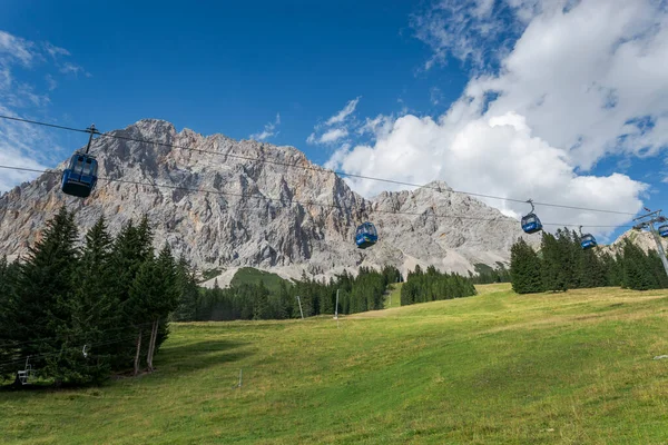 stock image EHRWALD, AUSTRIA - AUGUST 1, 2022: Cable car in the Mieming Range, State of Tyrol, Austria.