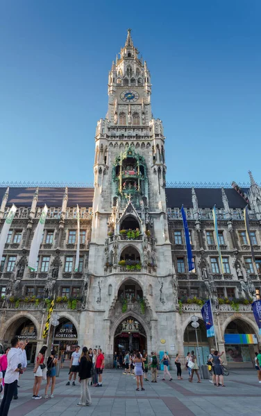 Munich Germany August 2022 New Town Hall Neues Rathaus German — Stock Photo, Image