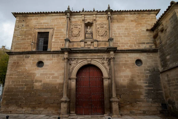Εκκλησία Του San Pedro Στην Πόλη Ubeda Επαρχία Jaen Ισπανία — Φωτογραφία Αρχείου