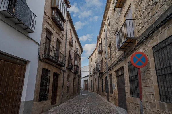 Ubeda Spania Decembrie 2022 Strada Orașul Vechi Orașului Ubeda Provincia — Fotografie, imagine de stoc