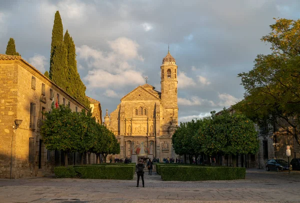Ubeda Spanya Aralık 2022 Kurtarıcının Kutsal Şapeli Ubeda Şehrinde Jaen — Stok fotoğraf