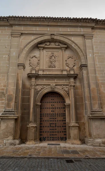 Εκκλησία Της Concepcion Στην Πόλη Baeza Επαρχία Jaen Ισπανία Περιοχή — Φωτογραφία Αρχείου