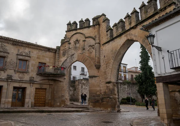 Baeza Spain December 2022 Former Civil Court Notary Office Gate — Stock Photo, Image